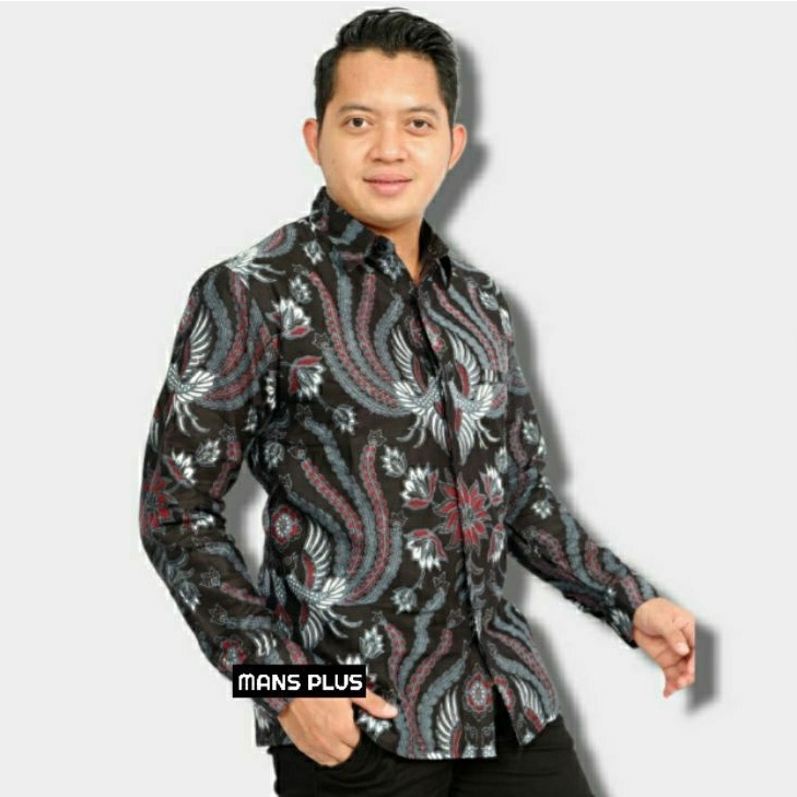 [FULL FURING] Kemeja Batik Pria Jumbo 4L-5L Lengan Panjang Big Size Baju Hem Pria Batik Premium Ukuran Besar Bima GRD-Ht