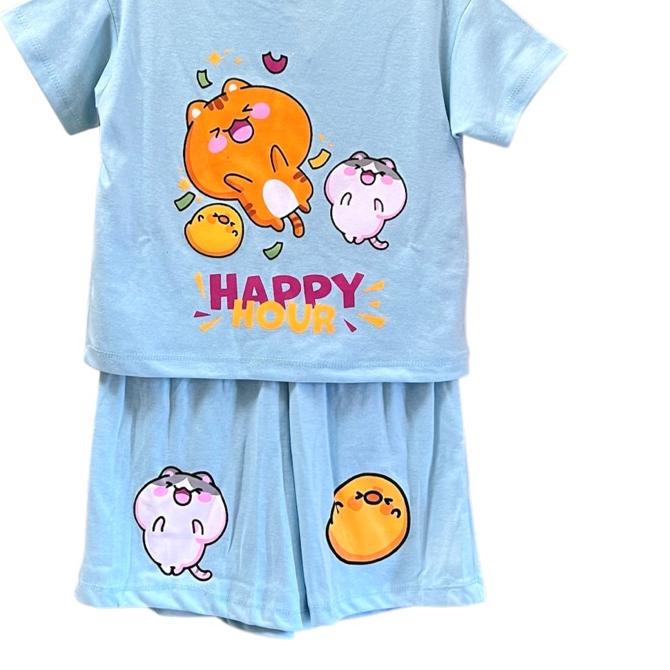 ♕ Baju Anak Perempuan Setelan Kaos umur 4-15 Tahun/Stelan Pendek Anak cewek/Baju Rumah Anak Perempua