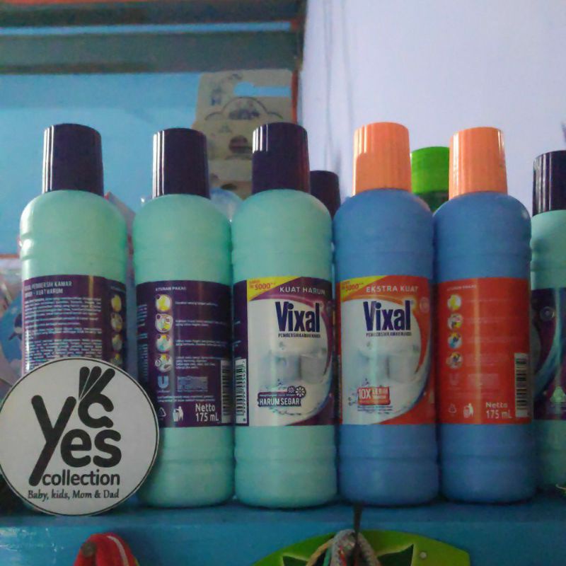 Vixal Pembersih Kamar Mandi 175 / 160 ml botol Kecil extra Kuat pembersih kerak 10x