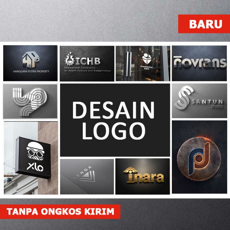 Desain Logo Custom - Logo Perusahaan - Logo Bisnis - Bebas Revisi