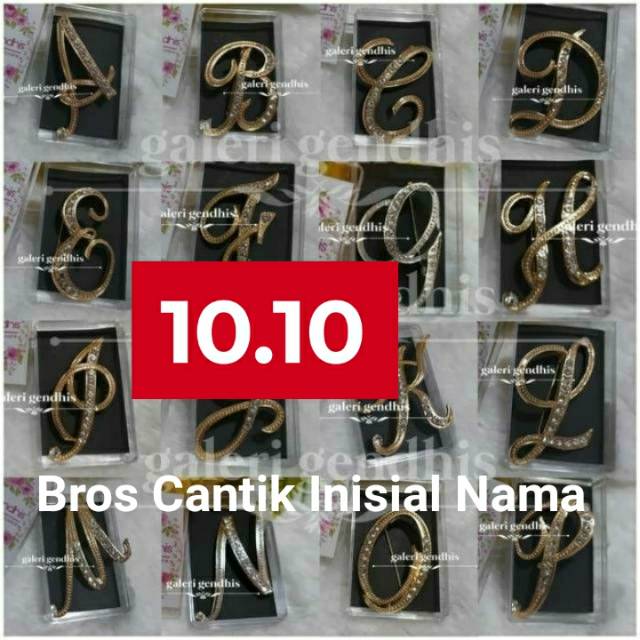 Bros Huruf T 2pcs - N - W Pesanan An Emisjaya