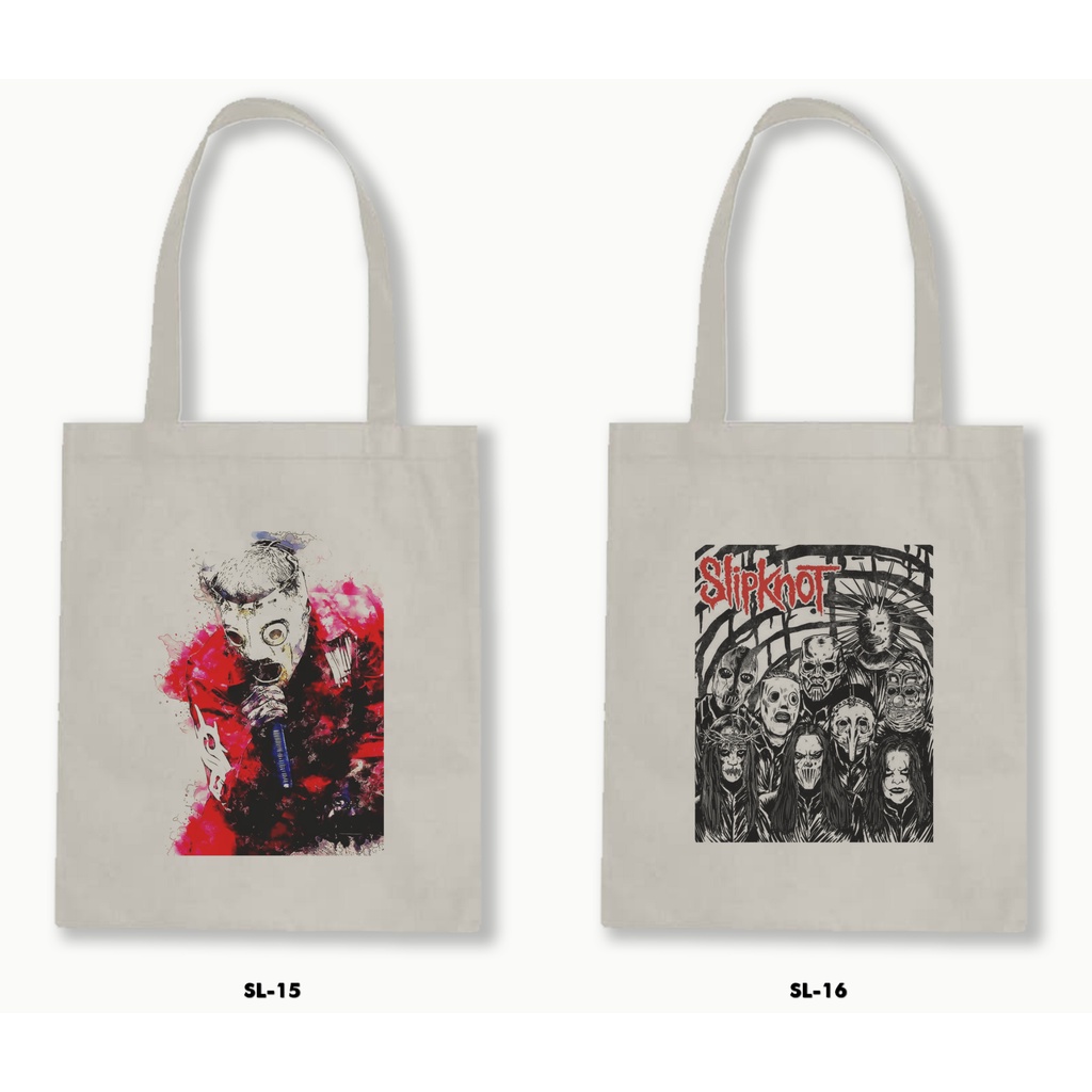 TOTE BAG BLACU - SLIPKNOT 01