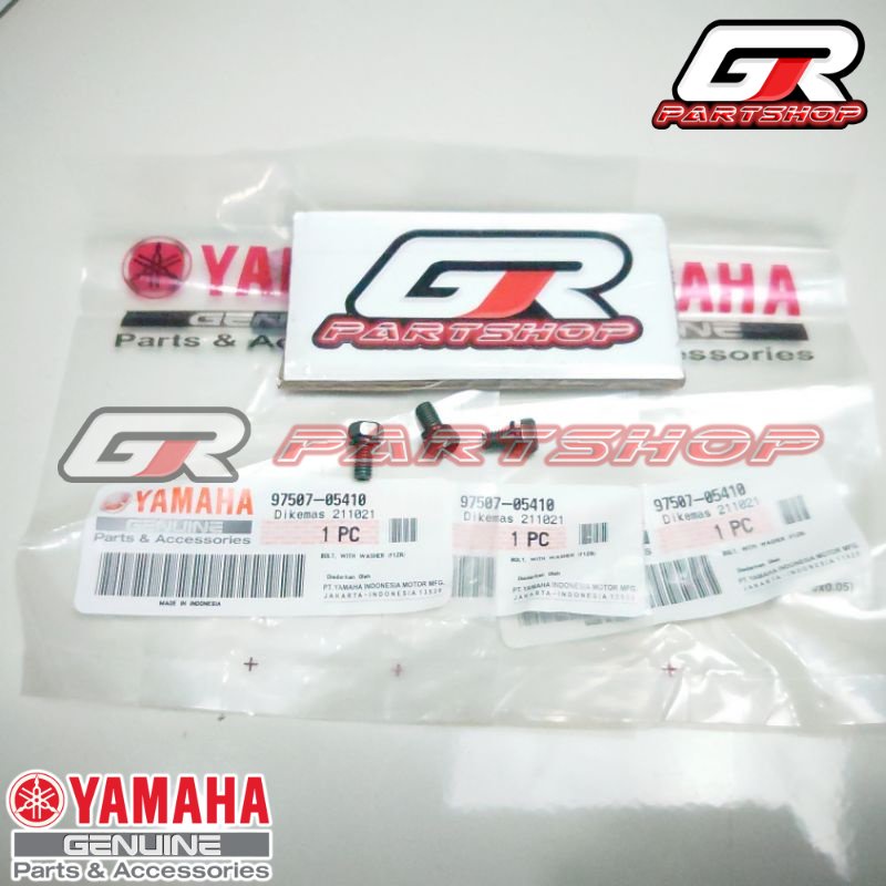 3 PCS BAUT SARINGAN UJUNG KNALPOT F1ZR ORI YGP FIZR FIZ F1Z R BOLT SILENCER MUFFLER MUFLER EXHAUST