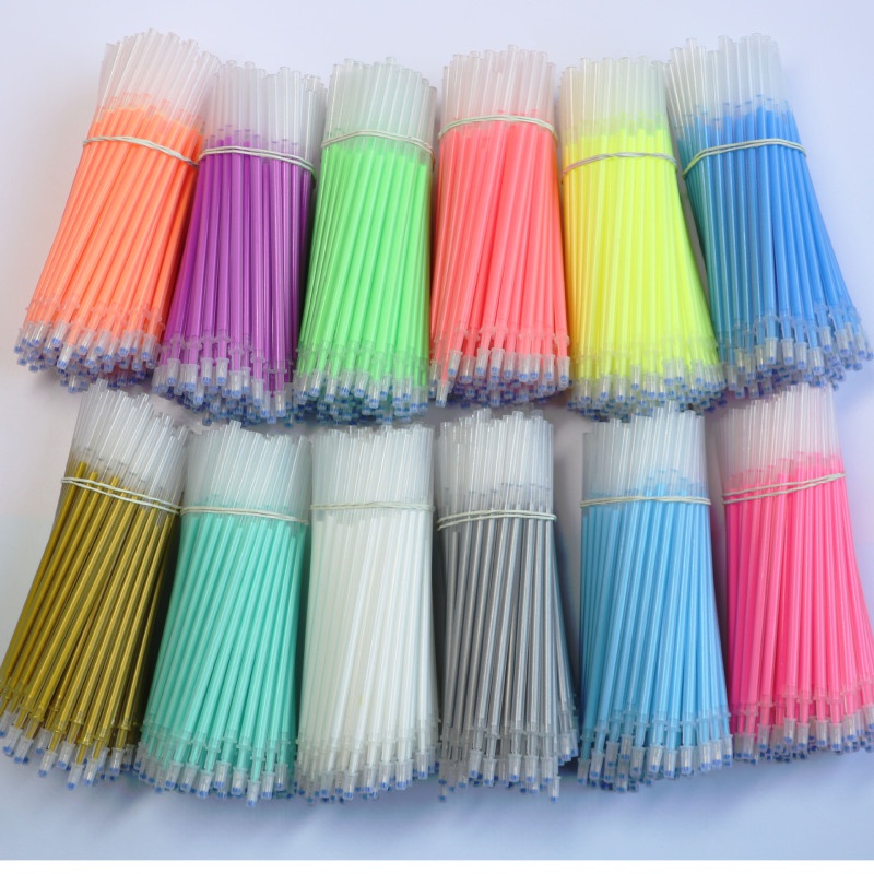 10pcs 0.5mm Color Neutral Refill Highlighter Color Graffiti Refill Drawing Hand Account Diy Refill