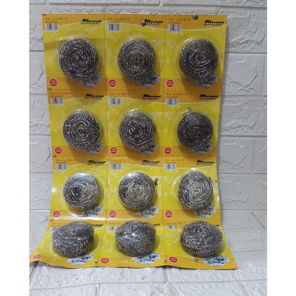 SPON CUCI  KAWAT BESI  SINAR ANTI KARAT TERLARIS