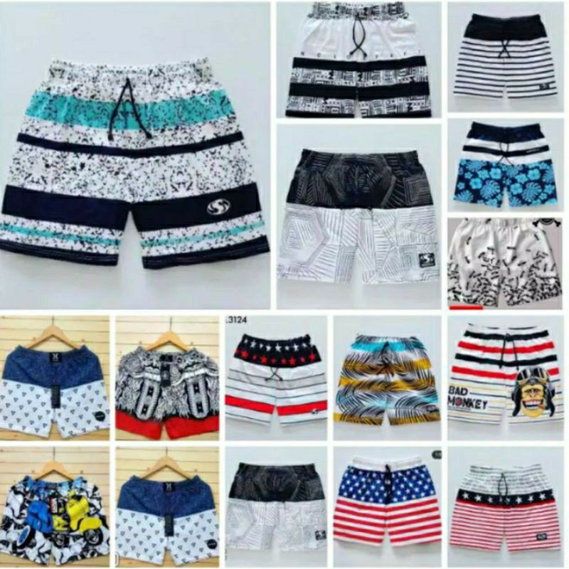 BEST SELLER!! - SURFING BOXER RADER 211W AUTHENTIC+| BOXER BX BASIC ELEMENT | RENANG PANTAI MOTIF HC