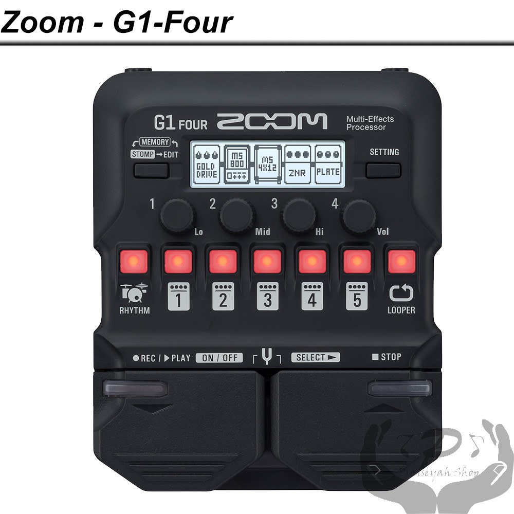 Zoom Multi Efek Gitar G1 Four Effect Guitar G1Four Origina