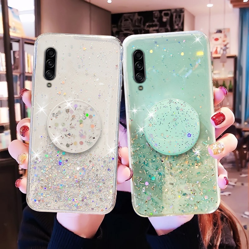CASE GLITTER VIVO Y20 Y20S Y12S RENO 2 2F SOFT CASE GLITTER JELLY GLITTER BLING CASING CLEAR SOCKET
