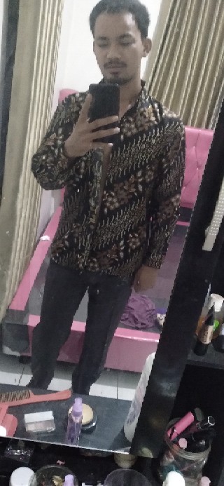 Promo Kemeja Batik Pria Lengan Panjang Masa Kini M L Xl Xxl