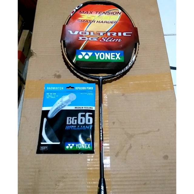 Raket Yonex Voltric 0.9DG slim-original dan siap pakai