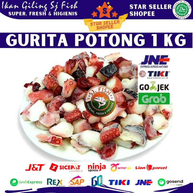 

GURITA POTONG / OCTOPUS POTONG 1 KG