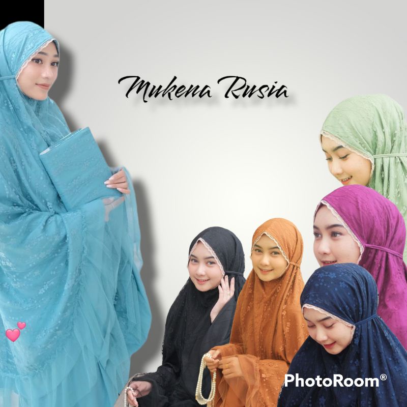 Mukena Rusia Dalanova original  katun tulle jumbo dewasa 2022
