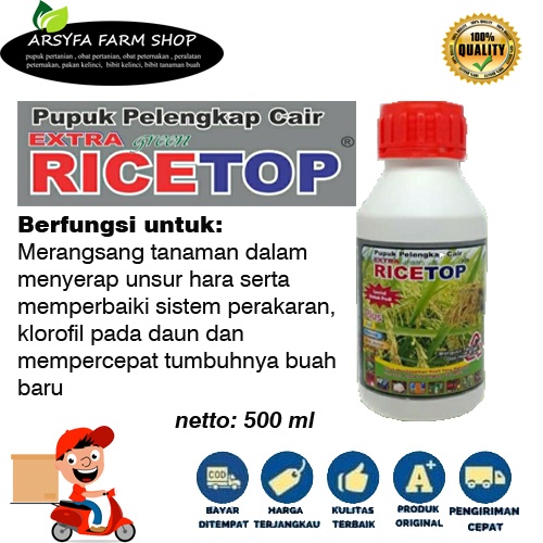 Ricetop 500 ml Penambah Bobot Padi
