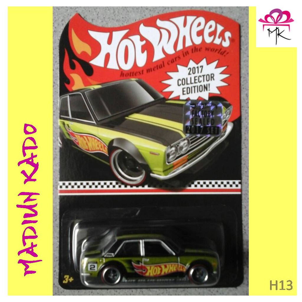 Diecast Hotwheels Datsun Bluebird 510 Collector Factory Sealed