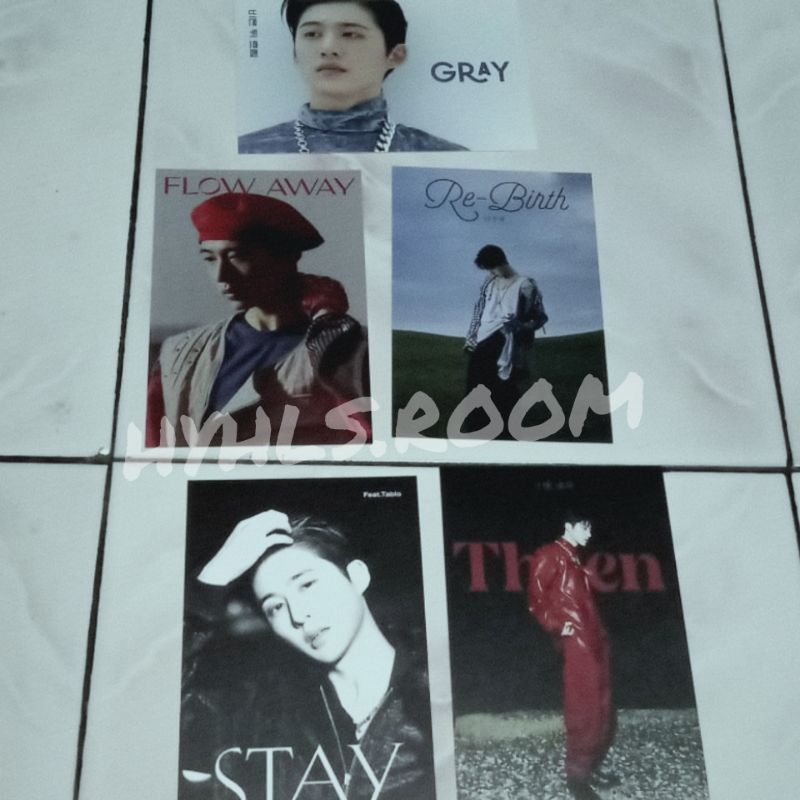 POSTCARD ALBUM HANBIN B.I - WATERFALL