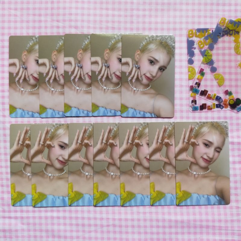 photocard pc photocards huening bahiyyih doublast lemon blast kep1er
