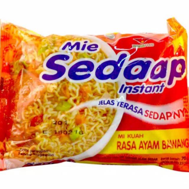 

Mie Kuah SEDAAP Rasa AYAM BAWANG 70g (5pcs)