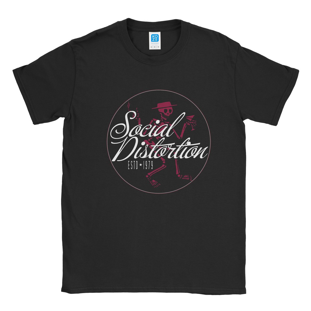 Baju Kaos Band Social Distortion Established