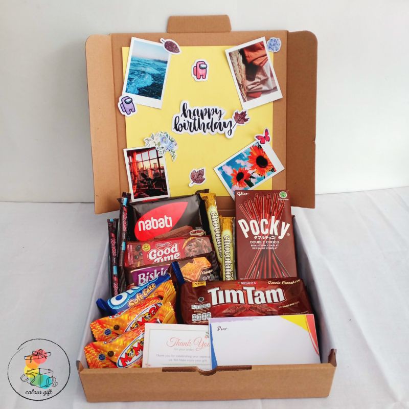 

[Cokelat] SNACK BOX /GIFT BOX/HAMPERS/Kado Ulang Tahun