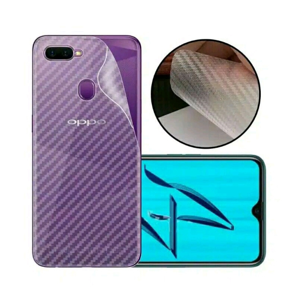 IPHONE X - IPHONE XS - SKIN KARBON ANTI GORES BELAKANG IPHONE X / XS - BC