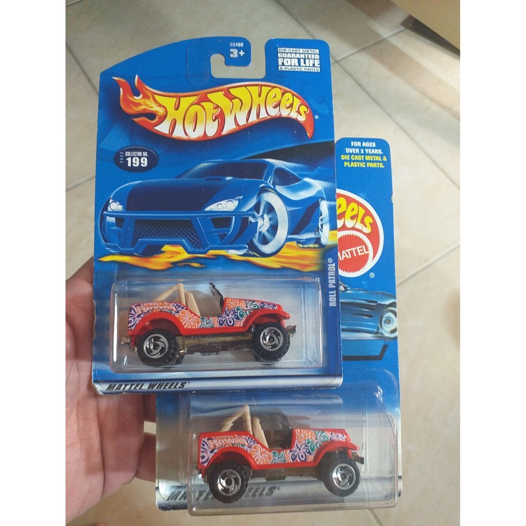 HOT WHEELS ROLL PATROL MERAH