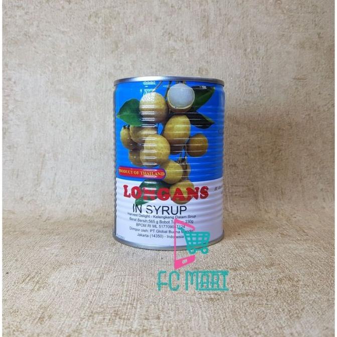 

Harvest delight longan in syrup 565gr 1 CARTON 12pcs / Longan Kaleng ---Termurah---