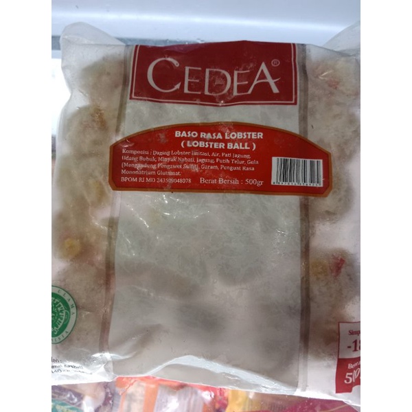 

Cedea Baso Rasa Lobster 500gram