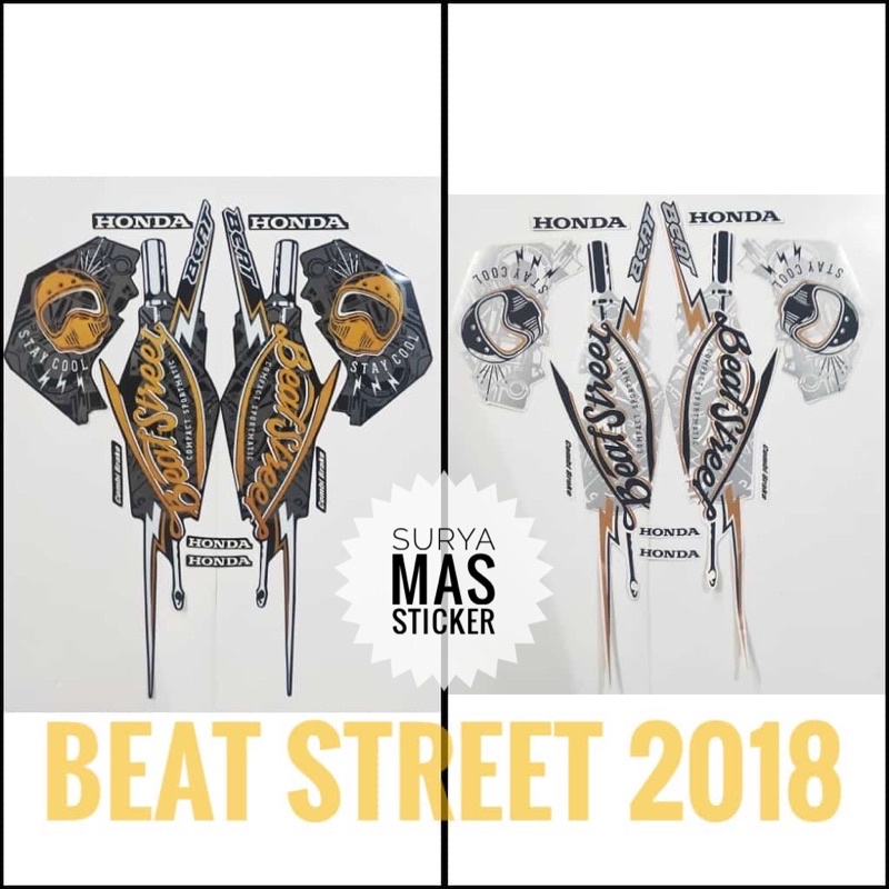 striping beat street 2018 stiker les bodi motor honda beat street