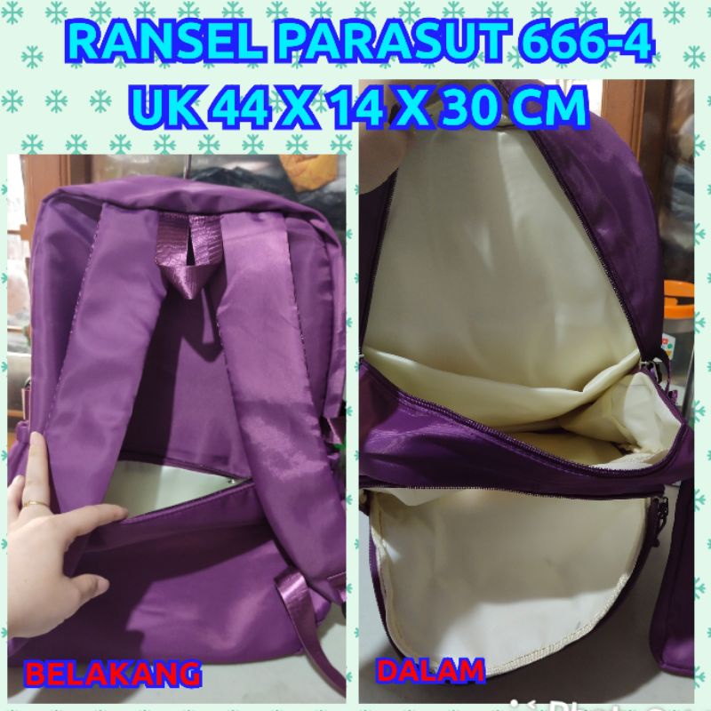 tas ransel Korea anak kode 6789/YQ 2128/666-4 import unisex anak perempuan dan anak laki laki TK SD SMP SMA bahan parasut/kanvas parasut