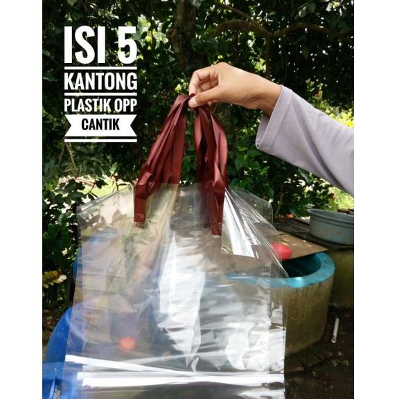 

NEW PRODUCT Plastik opp buket 5pc sudah ada pita pegangan ❅ 892