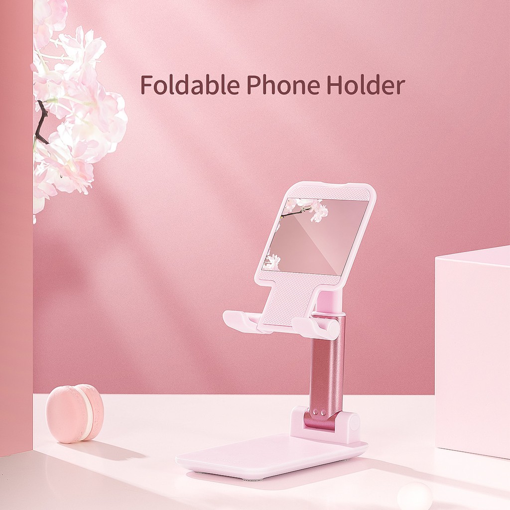 Phone holder stand Orico Folding anti slip with mirror MPHJ - Dudukan Stand hp handphone tablet universal