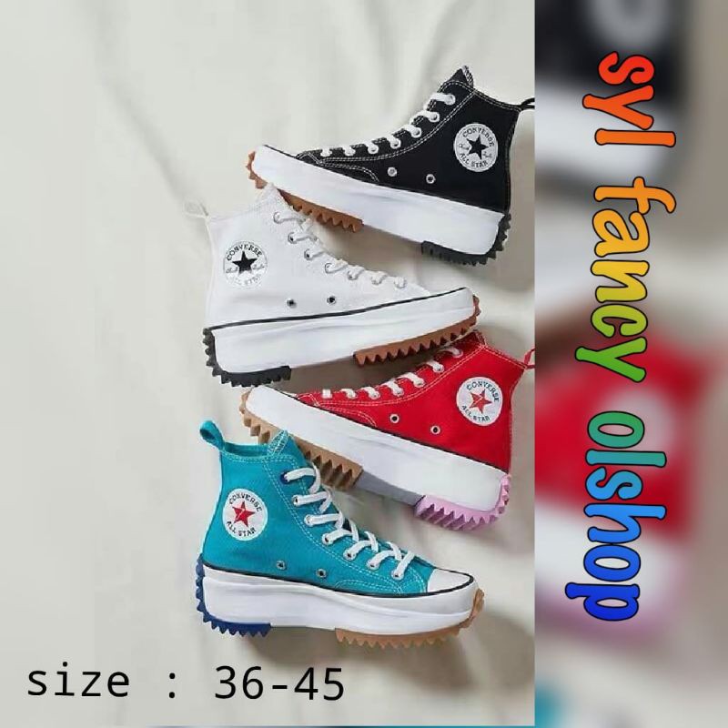 Sepatu Converse Hi Run Star Hike 40 - 45 Men's Shoes