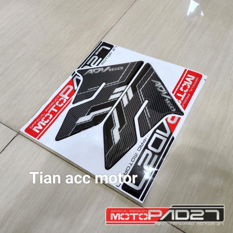 sticker stiker resin sayap depan / body samping depan Honda ADV 160