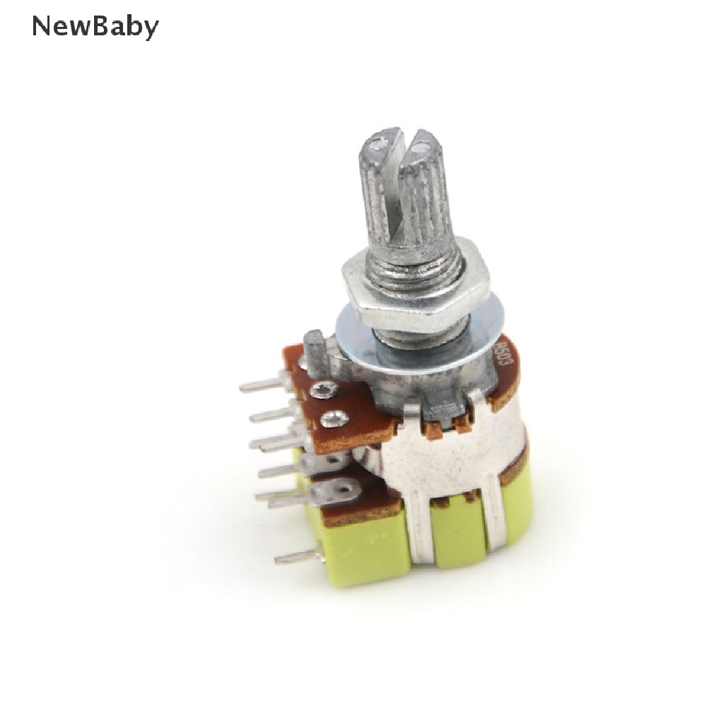 Newbaby B50K Potentiometer Switch Kontrol Volume Dual Linear 50K Ohm