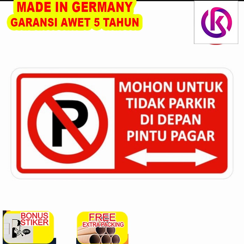 

Promo Acrylic Dilarang Parkir uk 40 x 20 cm