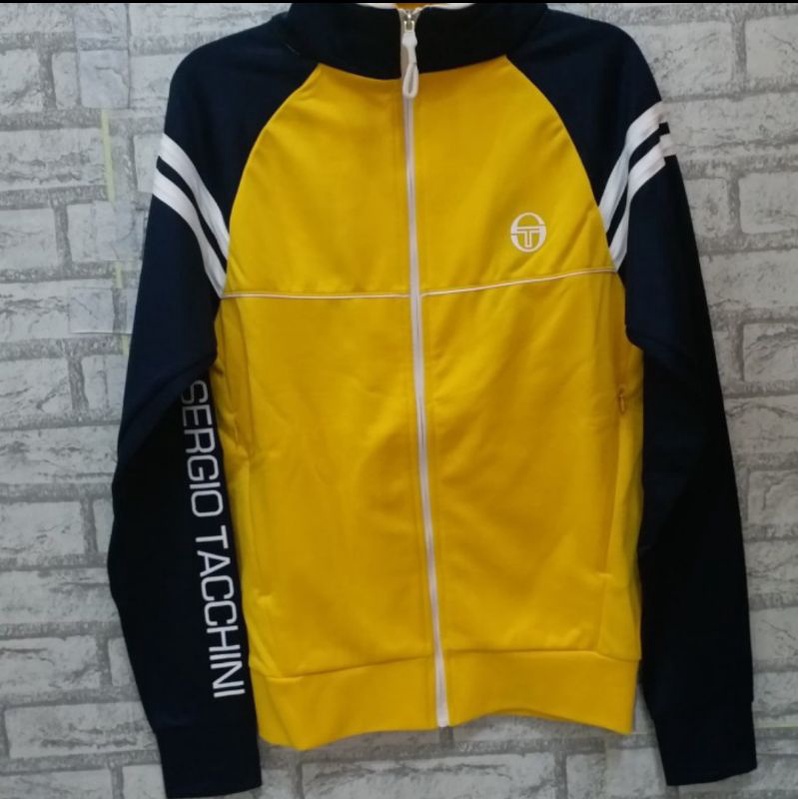 ST Jaket Tracktop Authentic Sport Jaket Lari Bahan Export