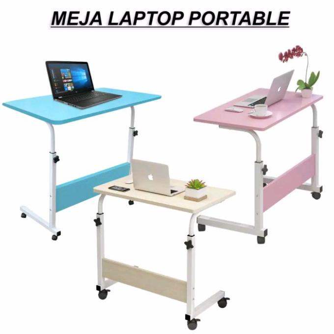 PROMO Meja Laptop Lipat Tinggi Adjustable Meja Laptop Kerja minimalis