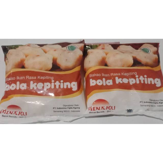 

Minaku bola kepiting 200gram