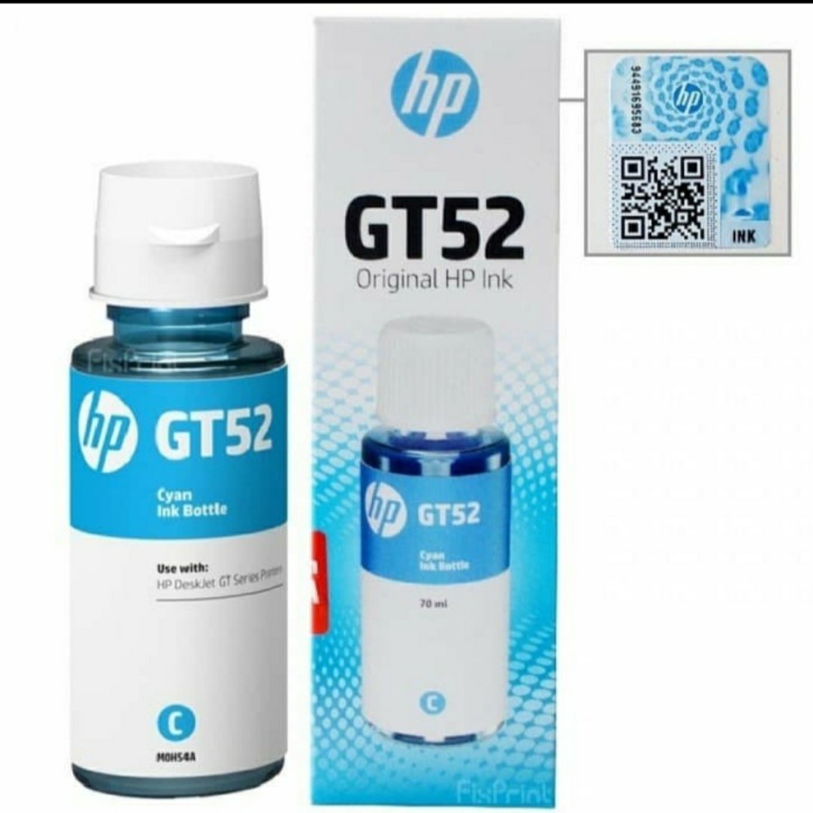 Tinta HP GT52 cyan Ink Tank 510,515,550,610,615,115,315,415,319,419