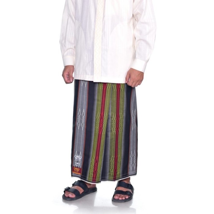 SARUNG BHS GOLD EXCELLENT MOTIF CCS CRAPE CEPLOK SINGLE HIJAU ORIGINAL