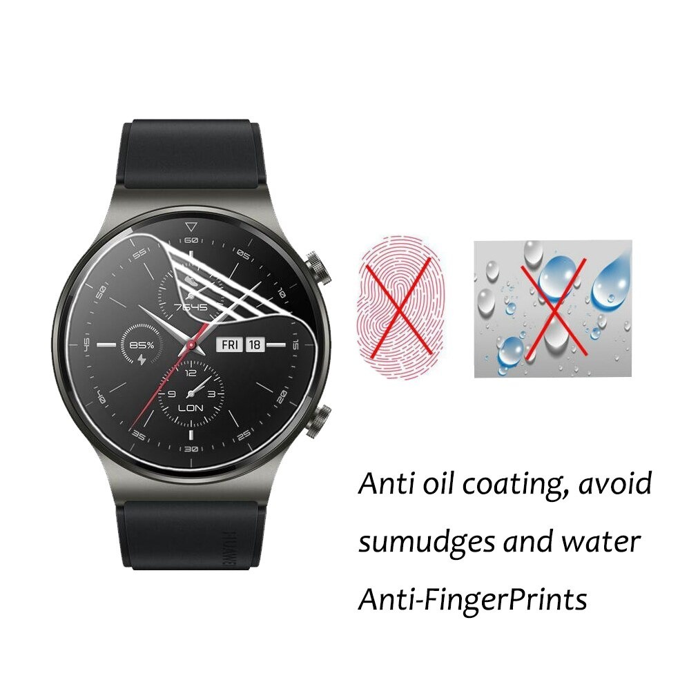 Anti Gores Jelly Hydrogel Huawei Smartwatch GT Runner Band 8 7 Band 6 - 4 - FIT 2 Nano Ultra Shield Myroots Anti Spy - Glare Matte - Blue Ray