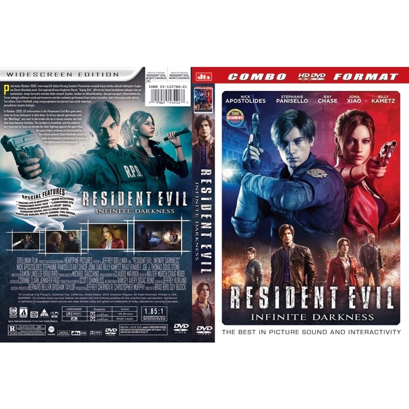 Resident Evil Infinite Darkness Dvd Shopee Indonesia