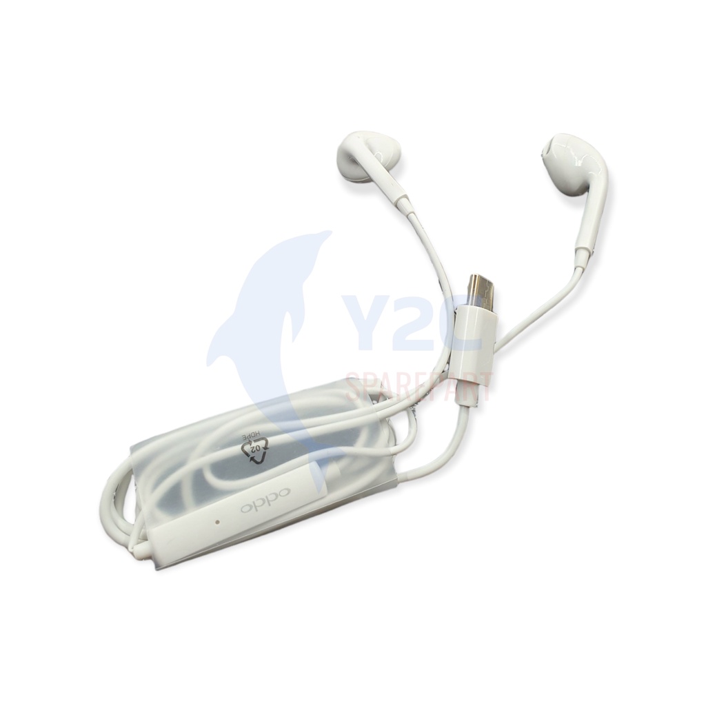 HANDSFREE OPPO TYPE C FIND X / RENO / R17 / R5 ORIGINAL OEM / EARPHONE HENSET HEADPHONE