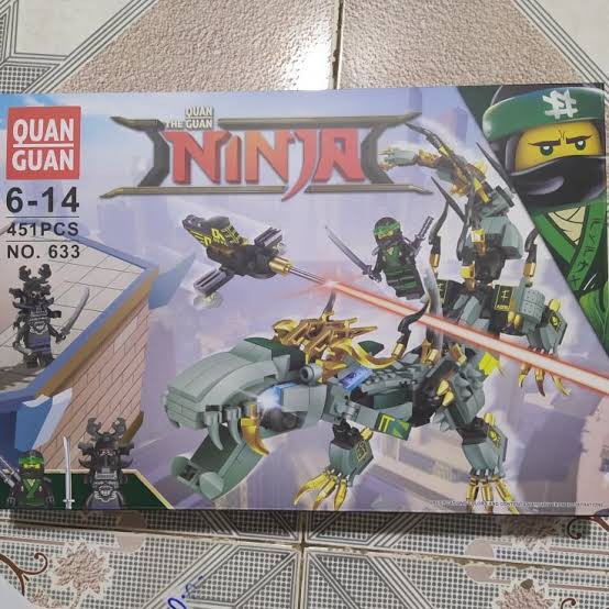 QuanGuan 633 Ninja Dragon Master Spinjitzu NinjaGo