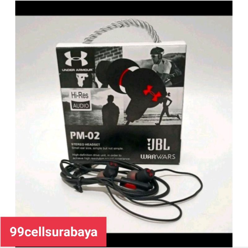 headset PM02 handsfree PM-02 Earphone high Quality Mega bass
