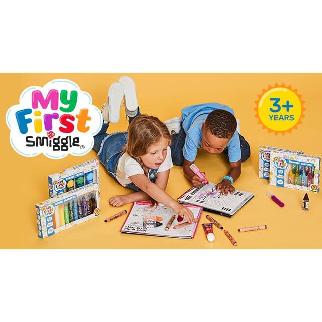 My First Smiggle Triangle Crayon 12 Crayons