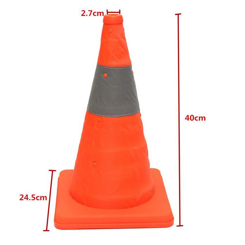 Foldable Traffic Cone Emergency | Kerucut Segitiga Darurat Model Lipat