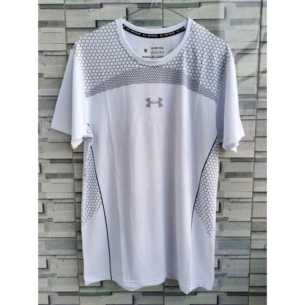KAOS RUNNING OLAHRAGA NYLON QUICK DRYING UNDER ARMOURR