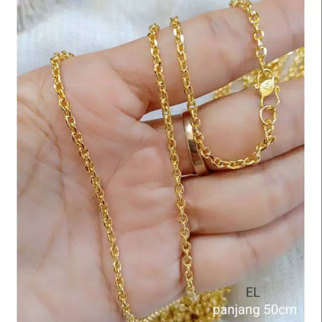 KalUng raNtai 1/2 suku, laPis Emas 24k dan kRistal  d jaMin ORI