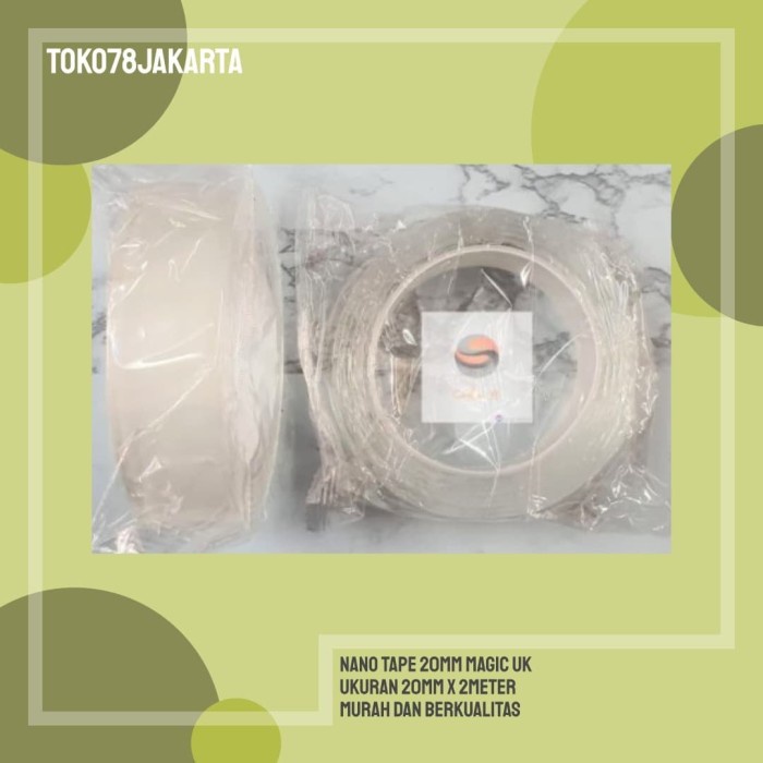 

Lucu Nano Tape 20Mm Magic Uk 20Mm X 2Meter-Murah Dan Berkualitas Trendi